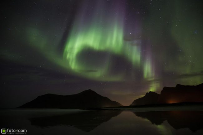 Auroras Polarlicht Lofoten